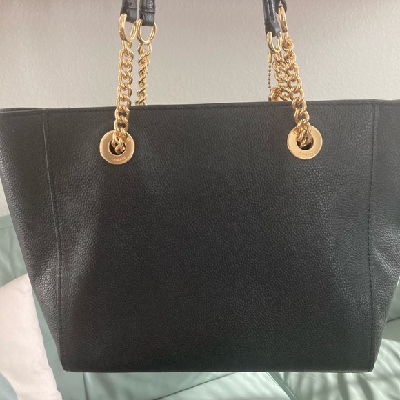 Coach Black & Gold Tote purse - Picture 2 of 5